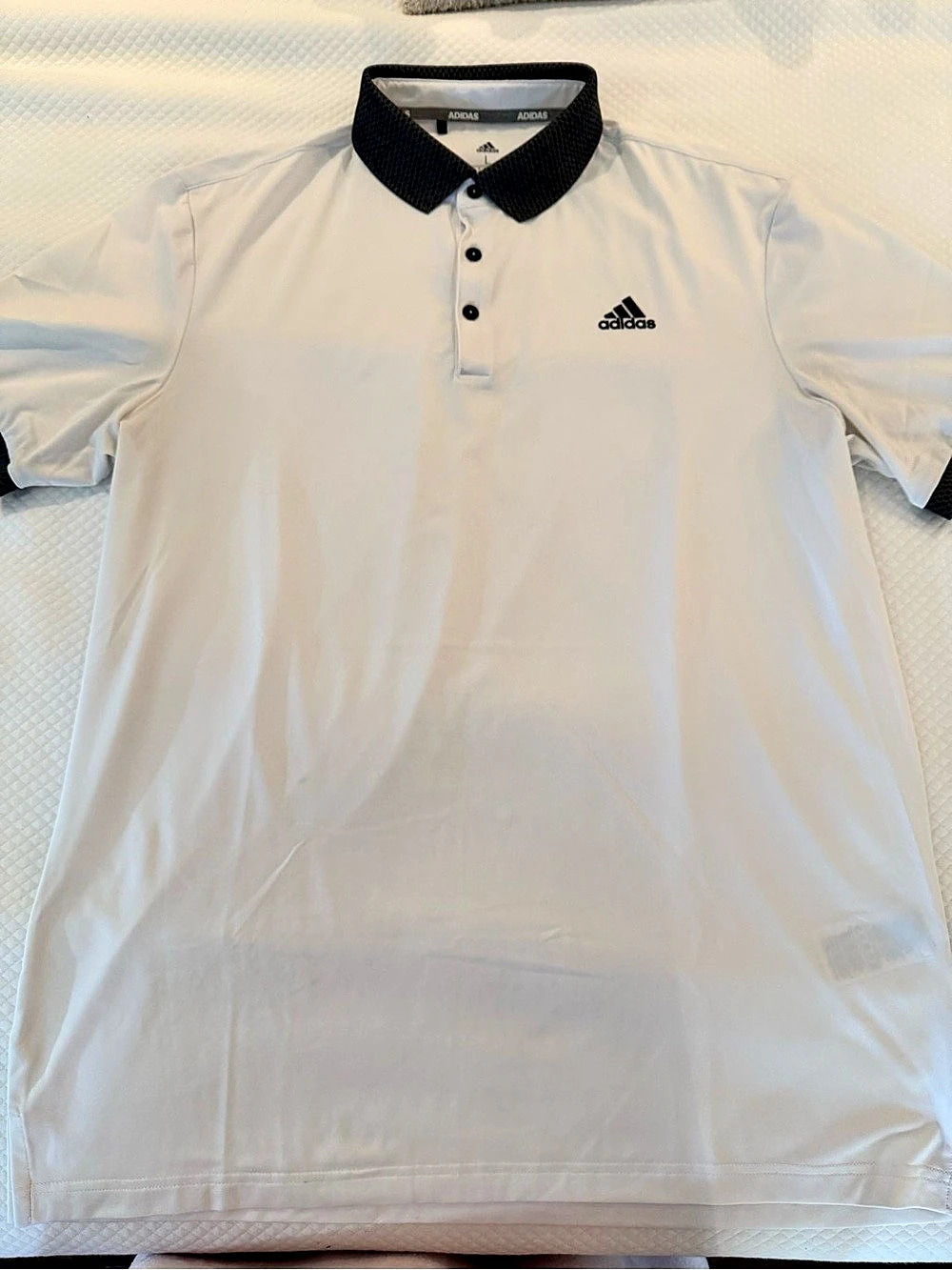 Adidas Men's Polo White & Black